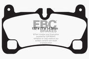 EBC 08-09 Volkswagen Touareg 3.6 (2 holes at bottom of backplate) Redstuff Rear Brake Pads