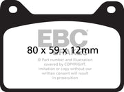 EBC Brakes Yellowstuff Performance Brake Pads