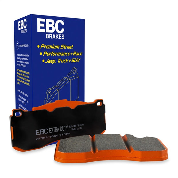 EBC 08 Porsche Cayenne 4.8 Turbo Extra Duty Rear Brake Pads