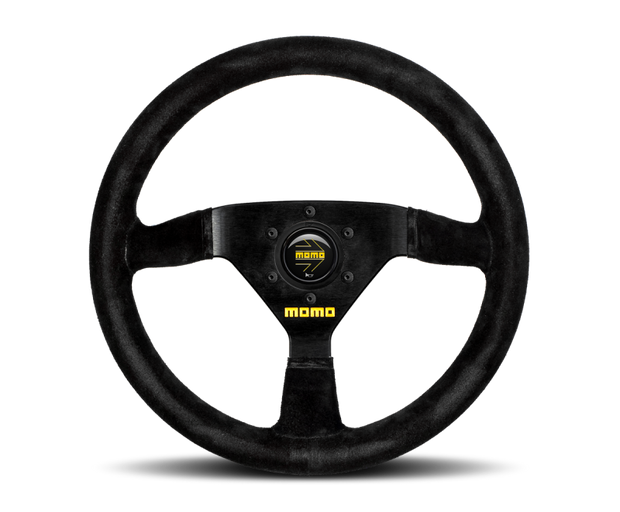 Momo MOD69 Steering Wheel 350 mm -  Black Suede/Black Spokes