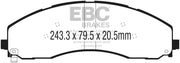 EBC 2017+ Ford F-450 Yellowstuff Front/Rear Brake Pads