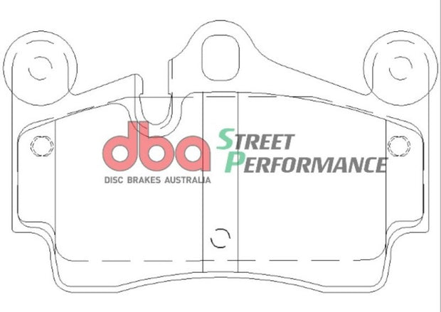 DBA 03-10 Porsche Cayenne SP500 Rear Brake Pads