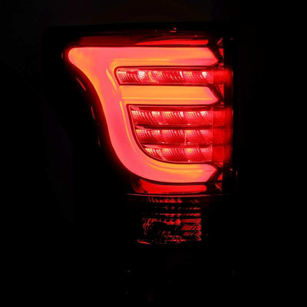 AlphaRex 15-17 Ford F-150 (Excl Models w/Blind Spot Sensor) PRO-Series LED Tail Lights Red Smoke