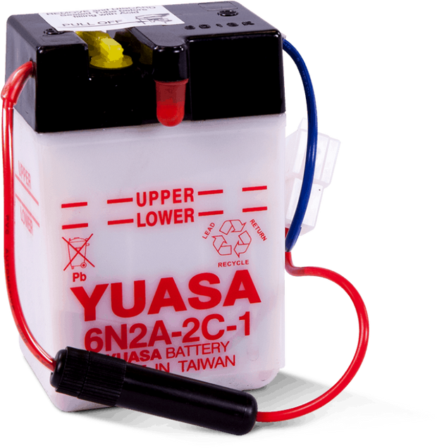 Yuasa 6N2A-2C-1 Conventional 6 Volt Battery