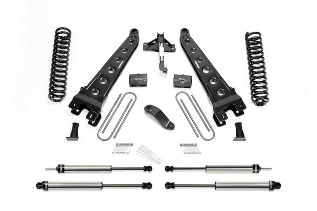 Fabtech 18 Ford F450/F550 4WD Diesel 6in Rad Arm Sys w/Coils & Dl Shks