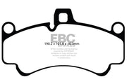 EBC 01-03 Porsche 911 (996) (Cast Iron Rotor only) 3.6 Twin Turbo GT2 Yellowstuff Front Brake Pads