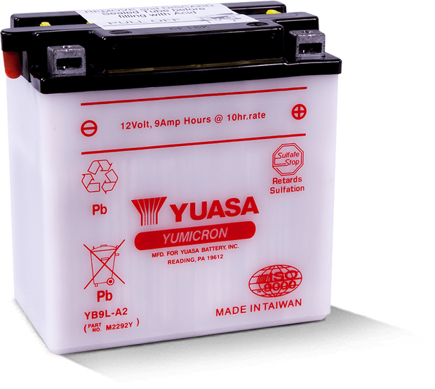 Yuasa YB9L-A2 Yumicron 12 Volt Battery