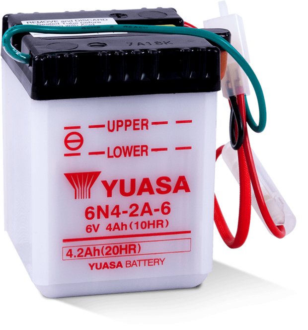 Yuasa 6N4-2A-6 Conventional 6 Volt Battery