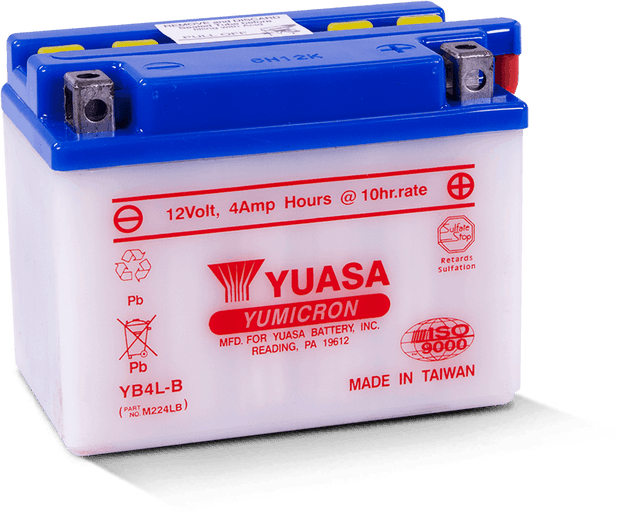 Yuasa YB4L-B Yumicron 12 Volt Battery