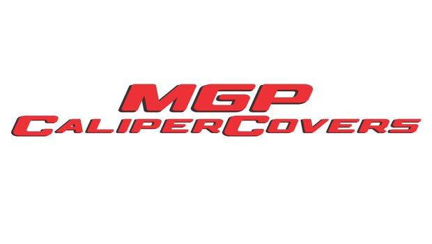 MGP 4 Caliper Covers Engraved Front & Rear MGP Yellow Finish Black Characters 2008 Audi S4