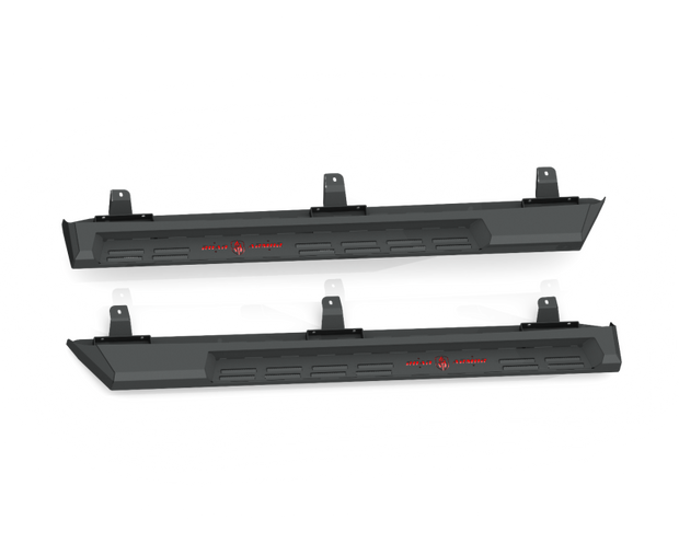 Road Armor 18-20 Jeep Wrangler JL 4DR Stealth Running Board Step - Tex Blk