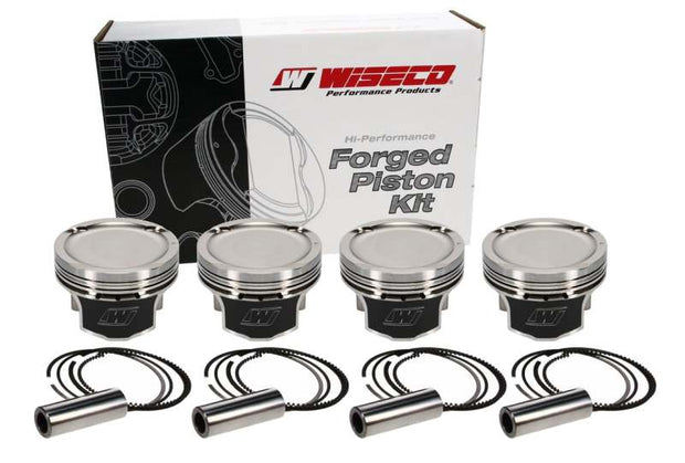 Wiseco Honda R18 81.5mm 9.0:1 CR Bore -10cc Dome Piston Shelf Stock Kit