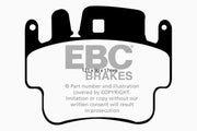 EBC 98-05 Porsche 911 (996) (Cast Iron Rotor only) 3.4 Carrera 2 Yellowstuff Front Brake Pads