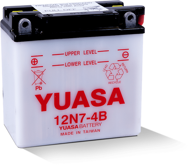 Yuasa 12N7-4B Conventional 12 Volt Battery