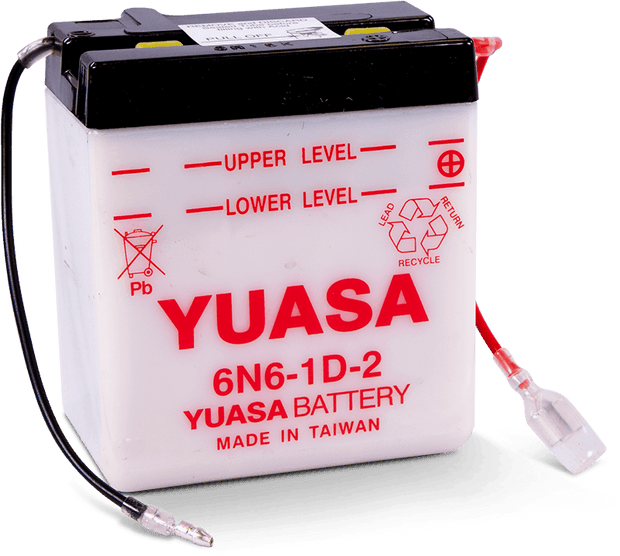 Yuasa 6N6-1D-2 Conventional 6 Volt Battery