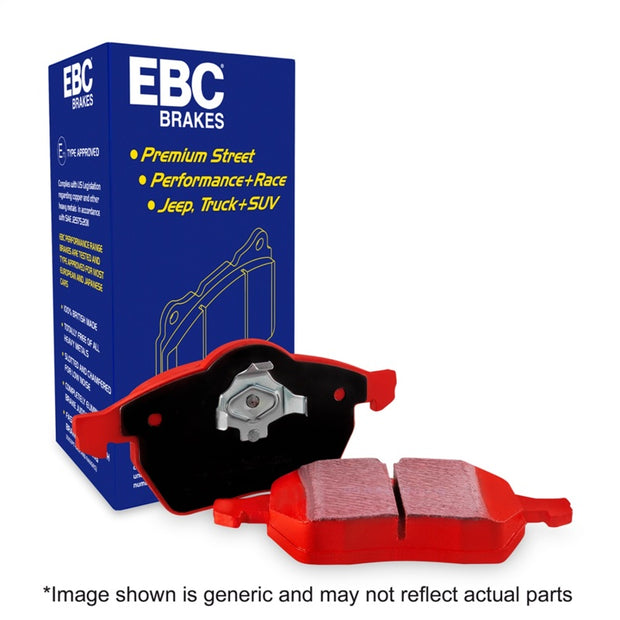 EBC 91-92 Audi 100 Quattro 2.3 (Girling) Redstuff Front Brake Pads