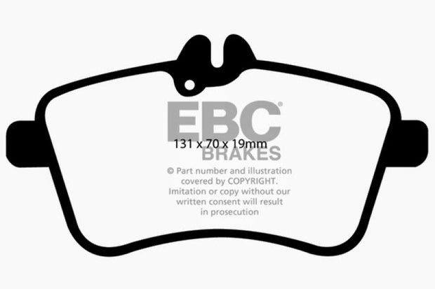 EBC 08-09 Mercedes-Benz B200 2.0 Yellowstuff Front Brake Pads