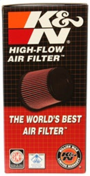K&N Filter Universal Rubber Round Straight Filter 20 Deg Angled 2-7/16in Flange 3-3/4in OD 5in H