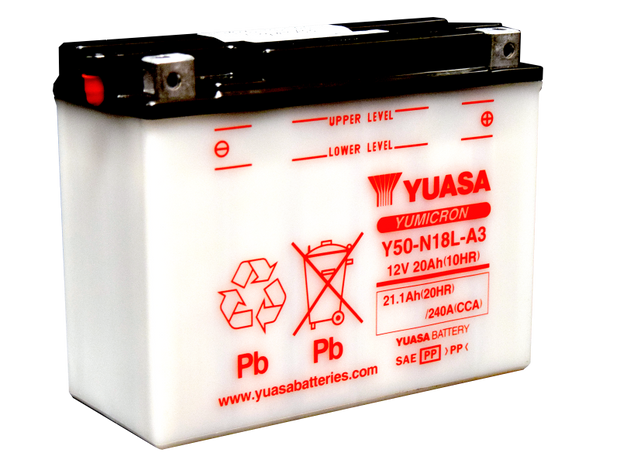 Yuasa Y50-N18L-A3 Yumicron 12 Volt Battery