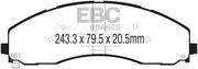 EBC 2017+ Ford F-450 Yellowstuff Front/Rear Brake Pads