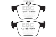 EBC 14-20 Audi S3 2.0 Turbo Redstuff Rear Brake Pads