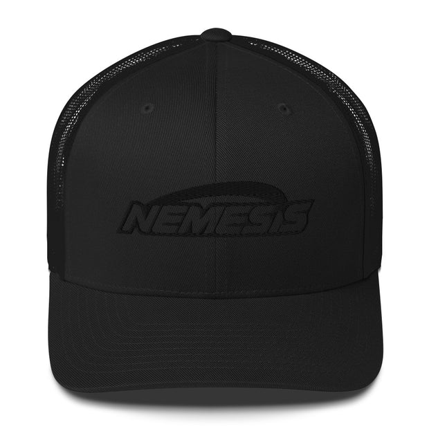 Black Logo Mesh Hat