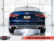 AWE Tuning Audi B9 S5 3.0T Touring Edition Exhaust - Chrome Silver Tips (102mm)