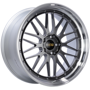 BBS LM 21x10 5x120 ET38 Diamond Black Center Diamond Cut Lip Wheel -82mm PFS/Clip Required