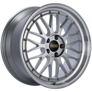 BBS LM 19x9 5x112 ET42 Diamond Silver Center Diamond Cut Lip Wheel -82mm PFS/Clip Required