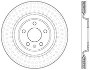 StopTech 12-13 Audi A6 Quattro/11-12 A7 Quattro / 10-13 S4 Rear Left Cryo Slotted Rotor