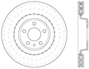 StopTech Power Slot 12 Audi A6 Quattro/11-12 A7 Quattro / 07/11-13 S4 Front Right Slotted Rotor